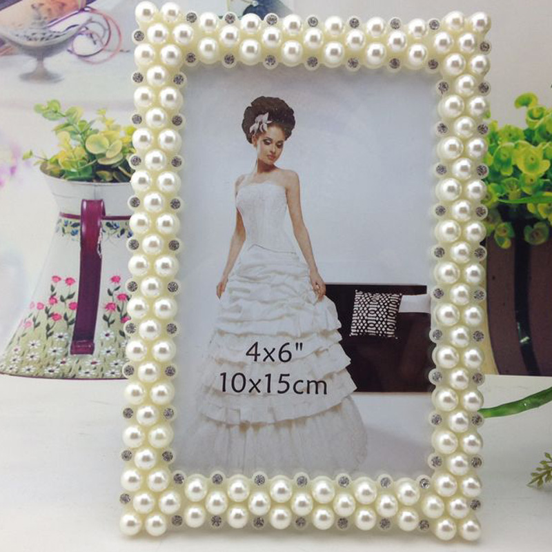 Creative white pearl resin 3 photo frame 6/7/8/10/12/a4 photo frame
