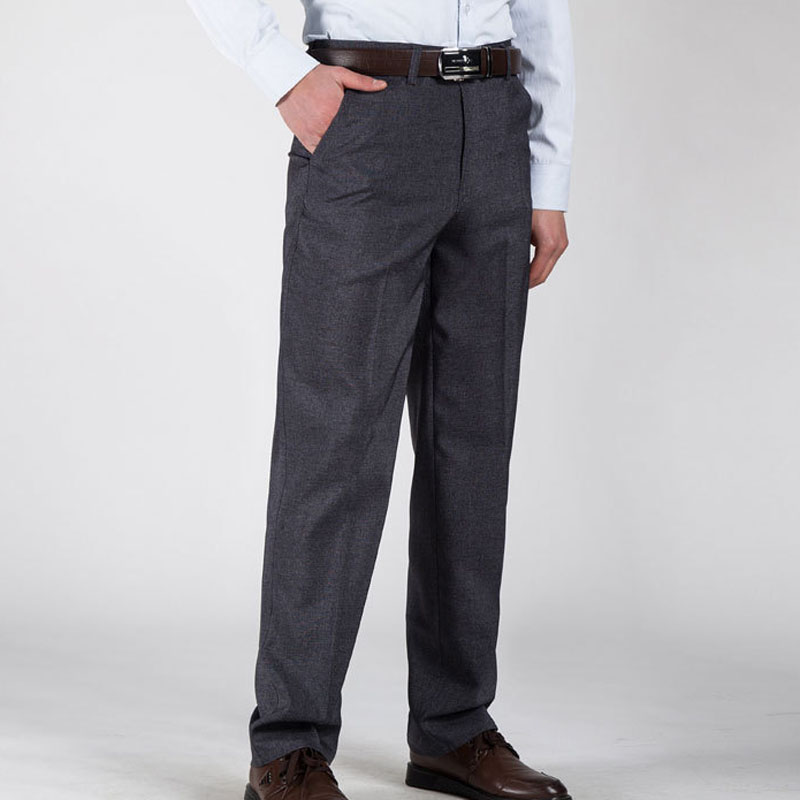 Casual pants men's summer thin pants straight stretch business casual pants