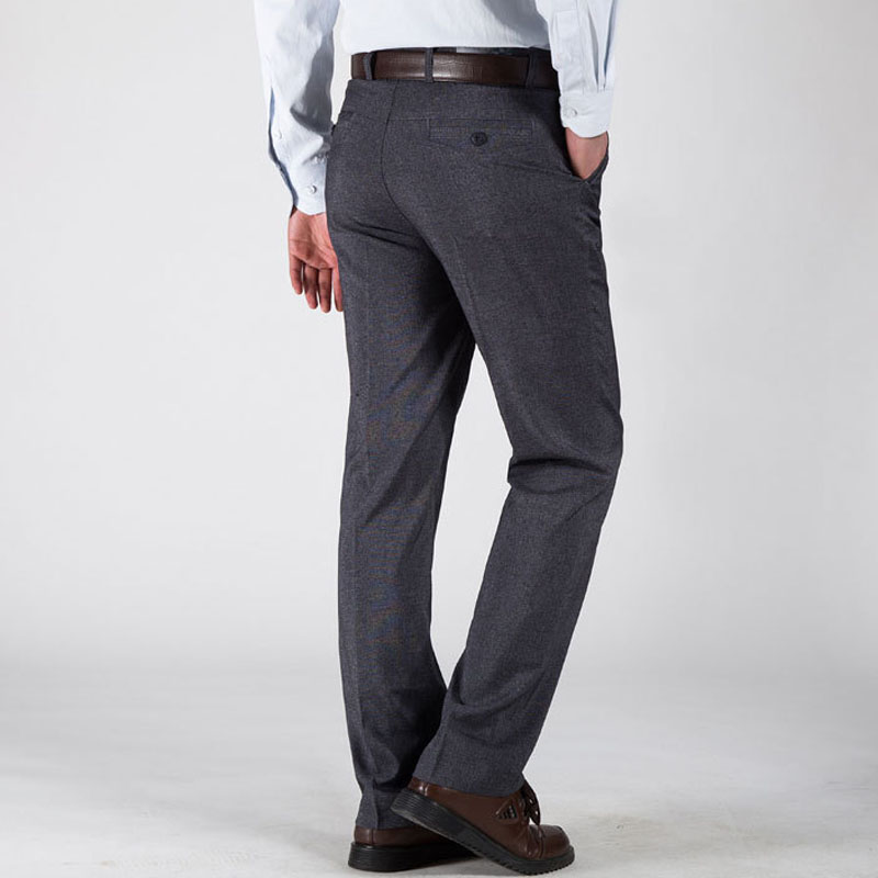 Casual pants men's summer thin pants straight stretch business casual pants