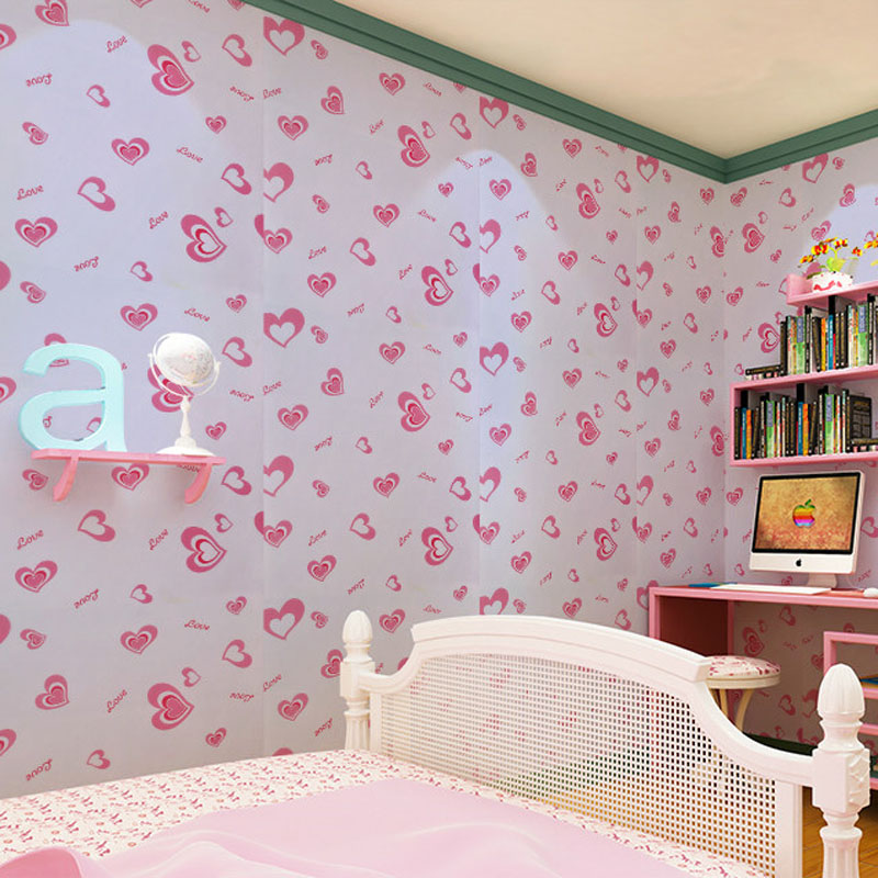 PVC self-adhesive wallpaper cartoon bedroom children room boys and girls wallpaper