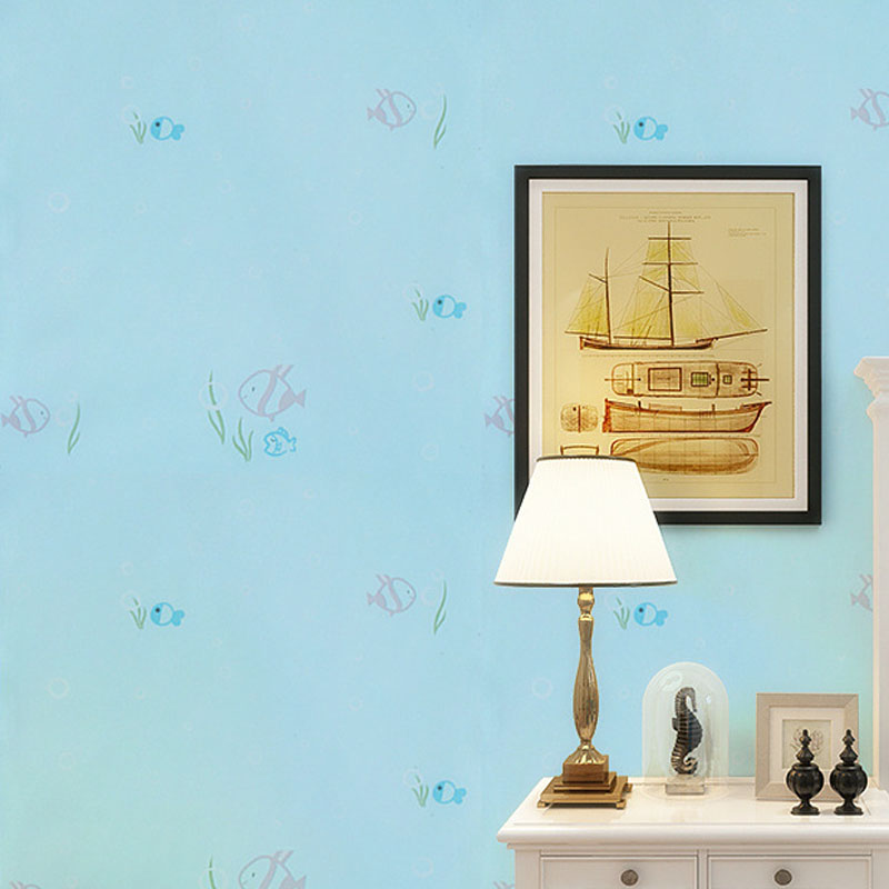 PVC self-adhesive wallpaper cartoon bedroom children room boys and girls wallpaper