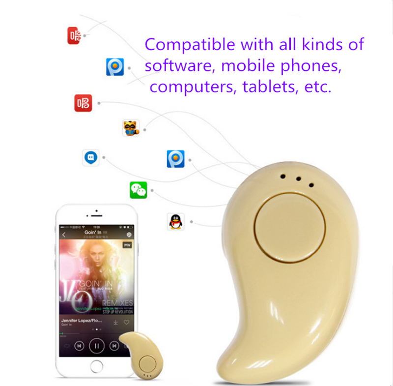 2019 Mobile Week Bluetooth Ear Bluetooth Headset Bluetooth Earphones Bluetooth Earphone Headphones beige normal 5