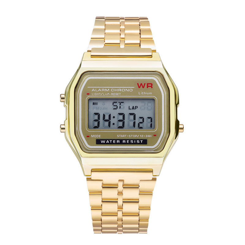 Watches Men Watch Men Fashion Waterproof Electronic Watch with Metal Watchband Watches For Men