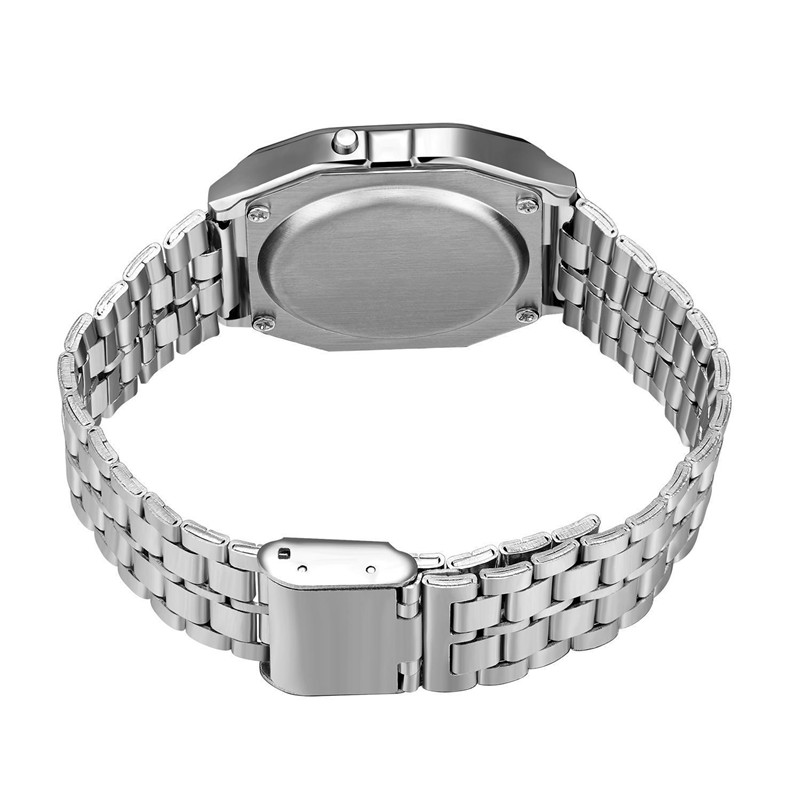 Watches Men Watch Men Fashion Waterproof Electronic Watch with Metal Watchband Watches For Men