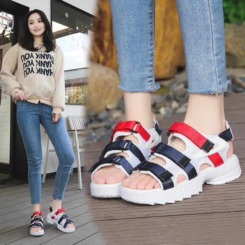 Sandals Ladies Sandals Women Leisure Sandals Female Students&apos; Beach Shoes Sports Women Shoes