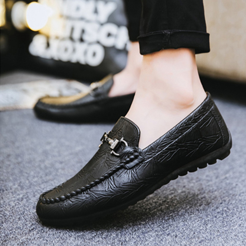 Leather Shoes Formal Men Soft-soled Leather Shoes For Men Shoes Driving Waterproof Leather Shoes