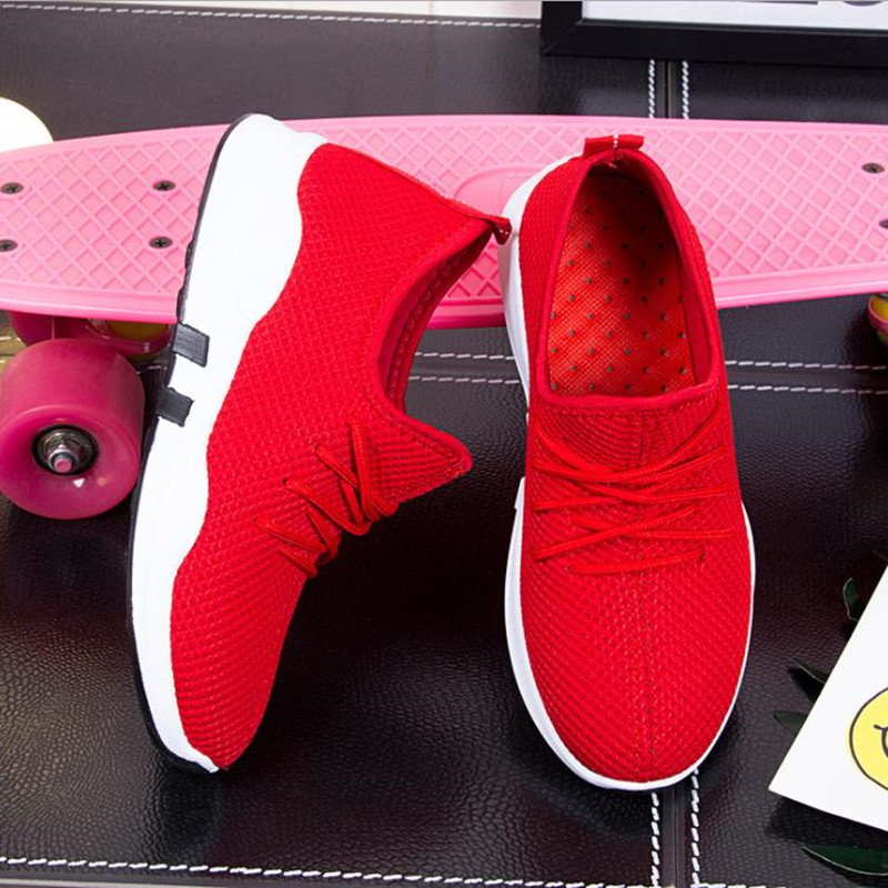 Shoes Women Shoes Ladies Athletic Fashion  Running Shoes Breathable Lace-Up Sneakers Women