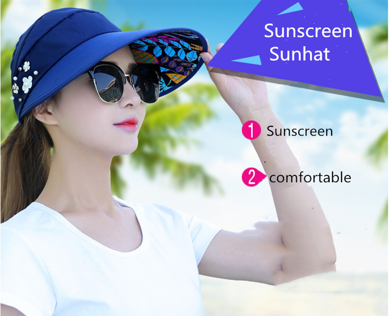 Sun Hats Ladies Sun Caps Hat Ladies Sun Hats Women With Big Heads Beach Hat For Women