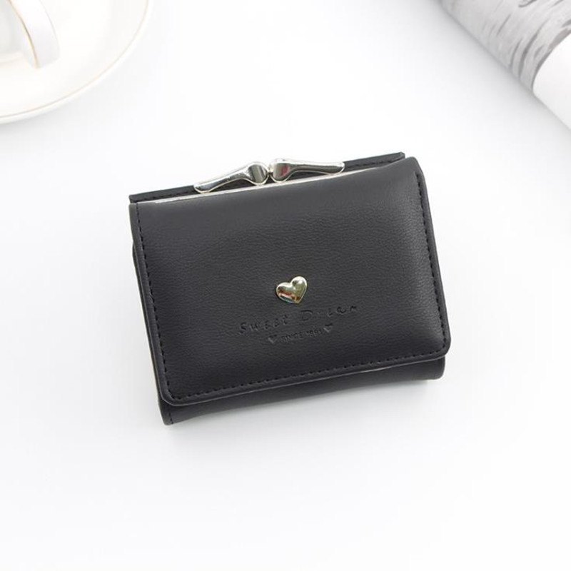 Handbags Ladies Leather Clutch Bifold Short Wallet Card Holder Purse Handbags Women Wallets Ladies