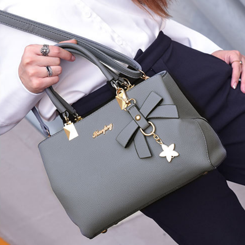 Handbags Ladies Handbags Women Bag Single Shoulder Bag Lady&apos;s Handbag With Recreational Oblique Bow