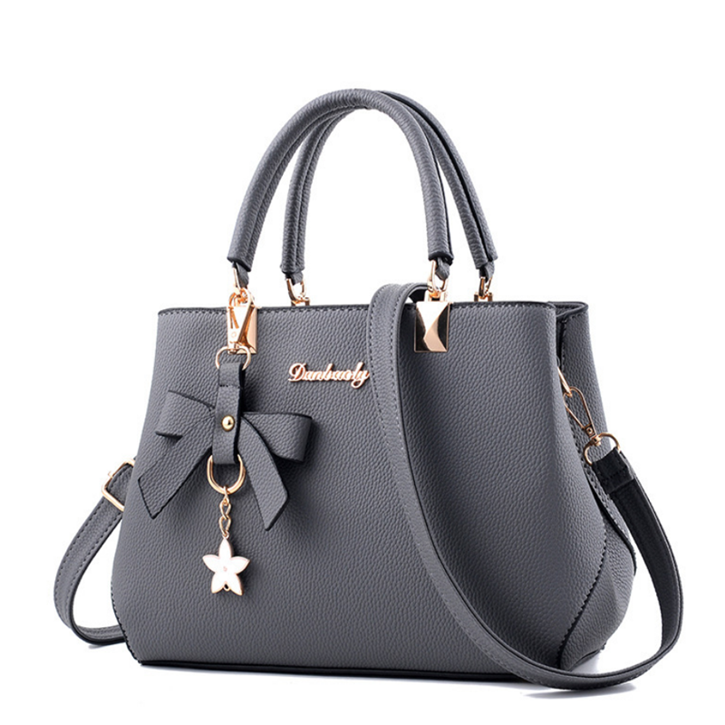 Handbags Ladies Handbags Women Bag Single Shoulder Bag Lady&apos;s Handbag With Recreational Oblique Bow