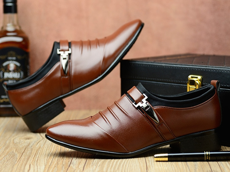 Formal Leather Shoes Men Business Leisure Kenya Black Friday Men&apos;s British Top Leather Shoes For Men