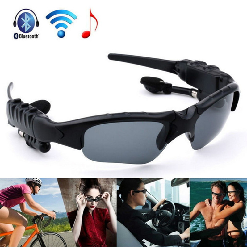 Bluetooth Sunglasses Outdoor Smart Sun Glasses Wireless Headset with Microphone for Smart Phones