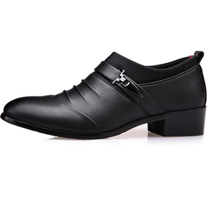 Shoes Men&apos;s Shoes Formal Business Casual Men&apos;s Leather Shoes British Fashion Pointed Leather Shoes