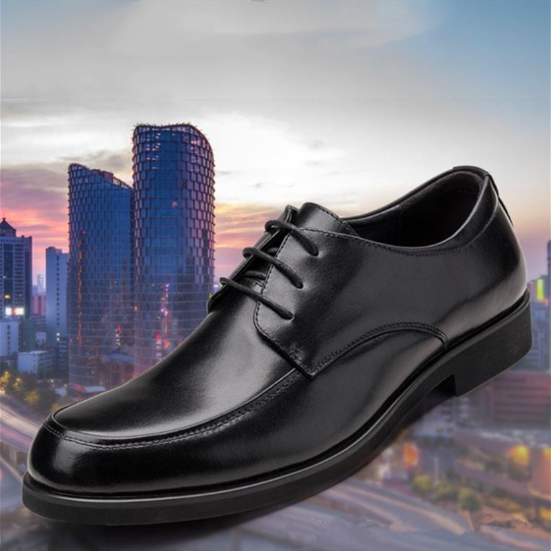 Shoes Men&apos;s Shoes Formal Men&apos;s Business Leather Shoes Round Casual Dress Shoes Work Shoes