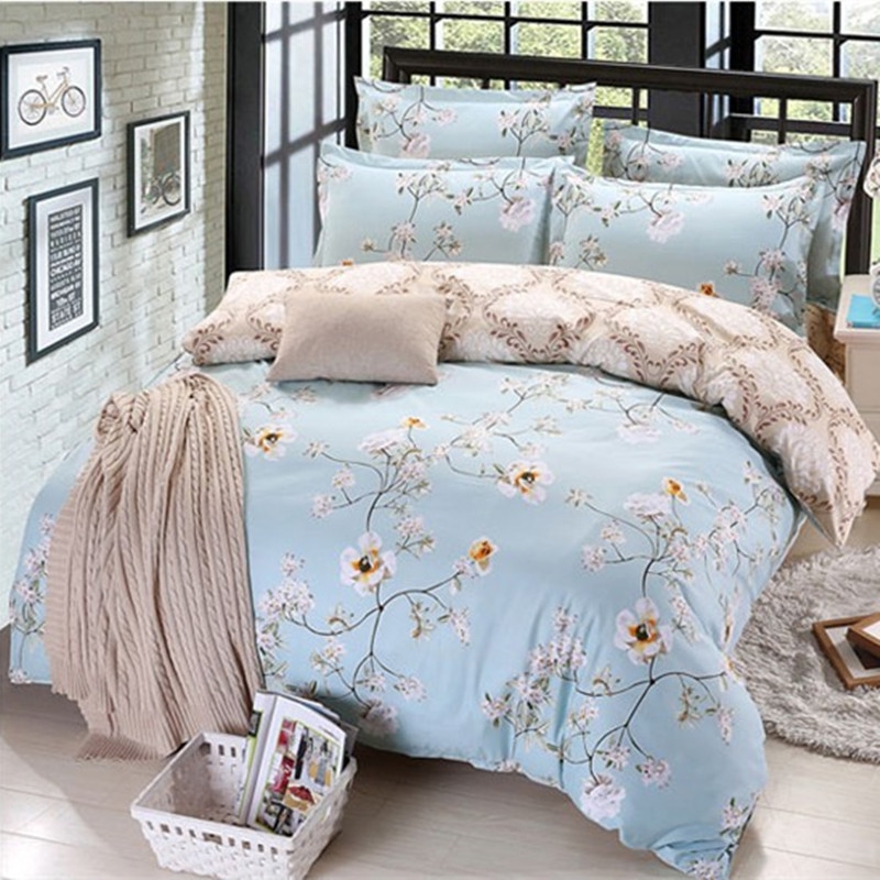 Thedesign 4 Piecesof Duvet 1piece Of Bed Sheet 2 Pieces