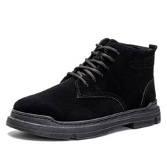 Daily leisure shoes Casual low top boots causal shoes for mens shoes loafers shoes sneakers shoes Black 40