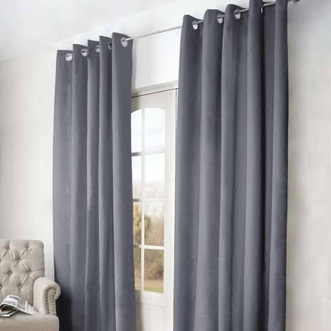 Elegant Home Window/Door Curtains (300cm by 220cm) Plus Free Sheer (200cm by 220cm)