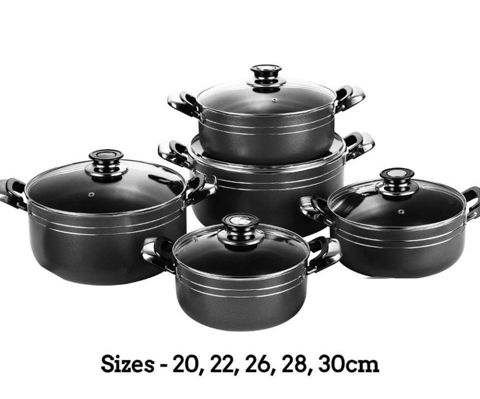 10 Pieces Nonstick Cooking Pot/Cookware