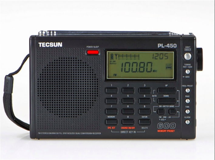 Radio Tecsun PL-450 radio Stereo LW MV SW-SSB AIR SYNTHESIZED variable frequency