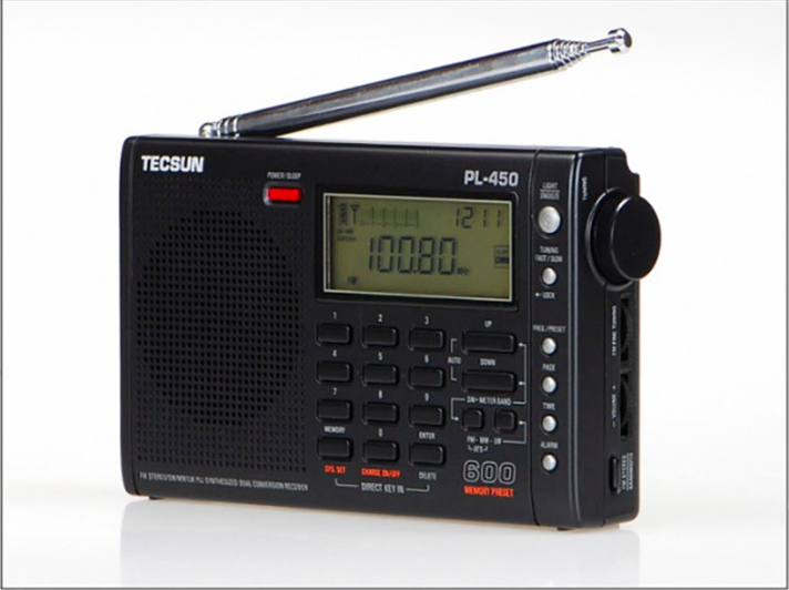 Radio Tecsun PL-450 radio Stereo LW MV SW-SSB AIR SYNTHESIZED variable frequency