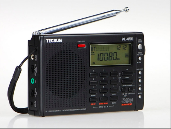 Radio Tecsun PL-450 radio Stereo LW MV SW-SSB AIR SYNTHESIZED variable frequency