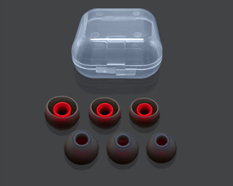 3 Pairs Silicone Replacement Ear Buds Tips Ear pads Covers For Most In-ear Earphone (S/M/L Size)