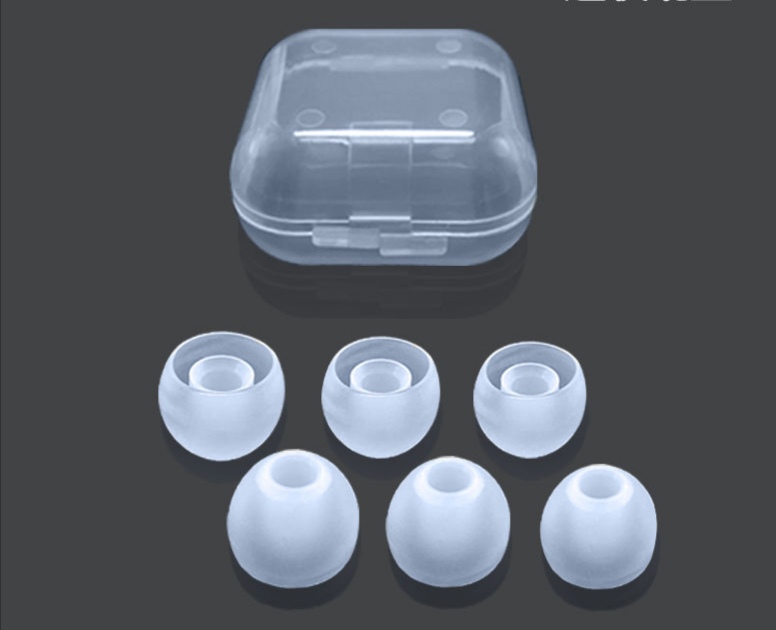 3 Pairs Silicone Replacement Ear Buds Tips Ear pads Covers For Most In-ear Earphone (S/M/L Size)