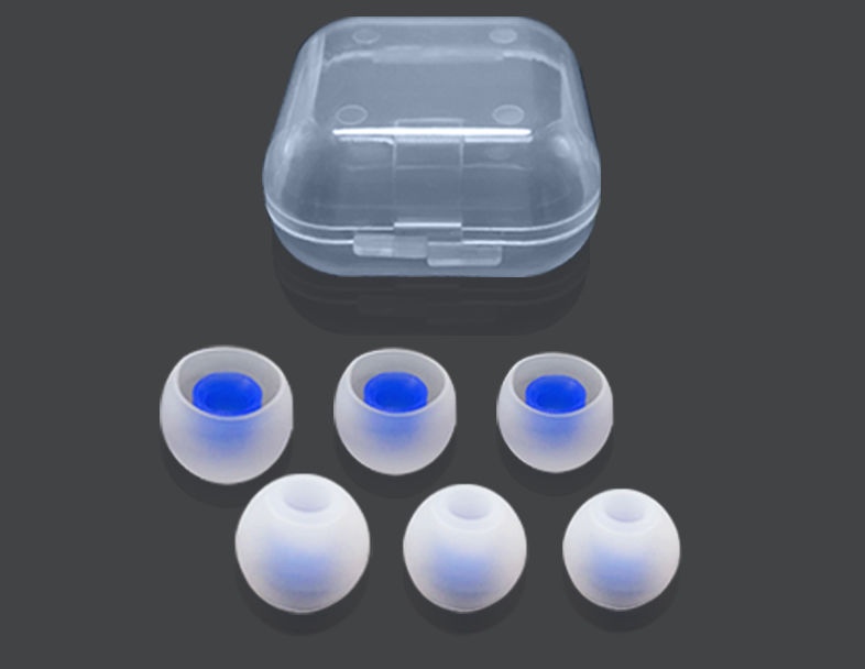 3 Pairs Silicone Replacement Ear Buds Tips Ear pads Covers For Most In-ear Earphone (S/M/L Size)