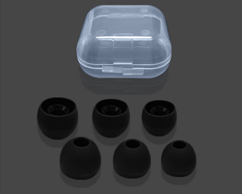 3 Pairs Silicone Replacement Ear Buds Tips Ear pads Covers For Most In-ear Earphone (S/M/L Size)