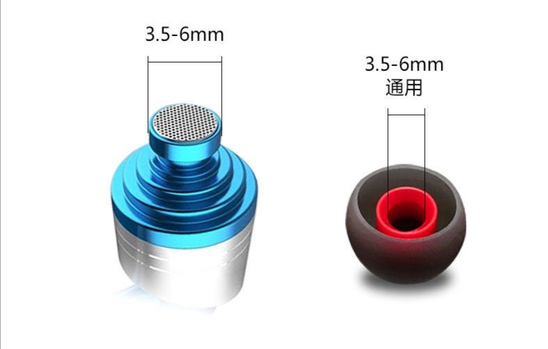 3 Pairs Silicone Replacement Ear Buds Tips Ear pads Covers For Most In-ear Earphone (S/M/L Size)