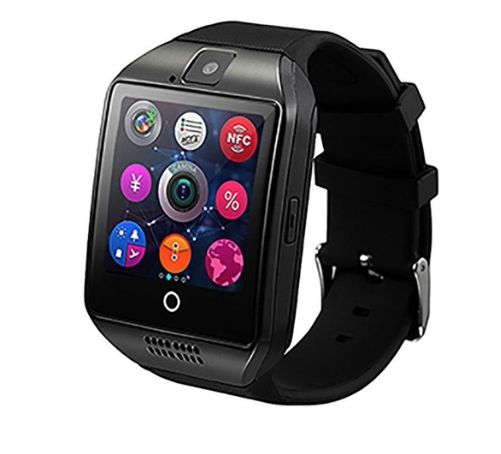 Q18 Bluetooth Smart Watch Cam Twitter Facebook Whatsapp Sync Sports Support SIM Card For IOS Android