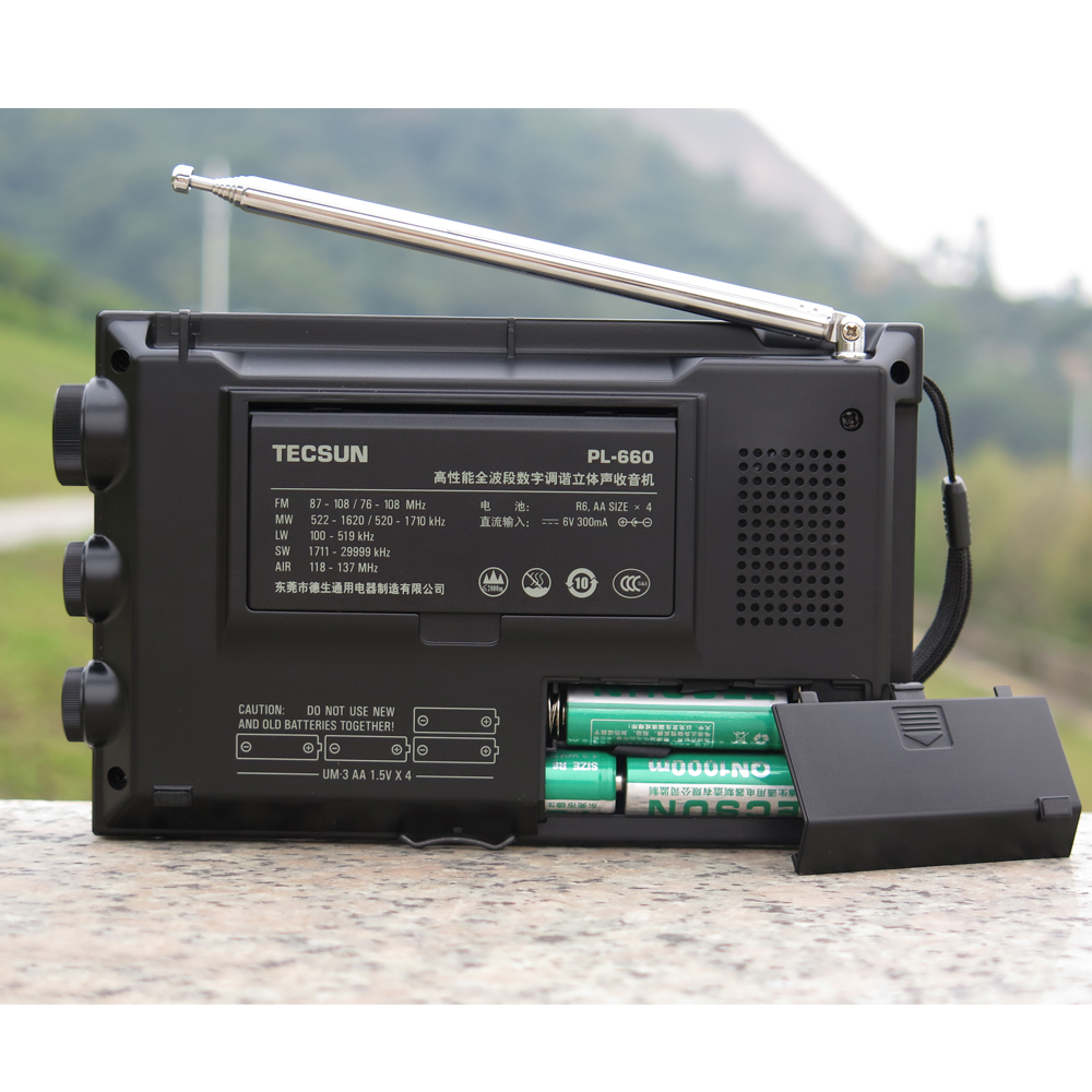 Radio Brand Tecsun PL-660 FM/MW/SW/LW  PLL SSB VHF AIR Band Radio Receiver