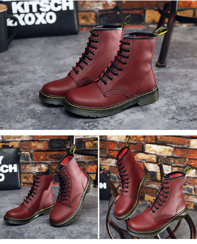 Women Genuine Leather Shoes For Winter Boots Shoes Warm Genuine Leather Female Ankle Boots