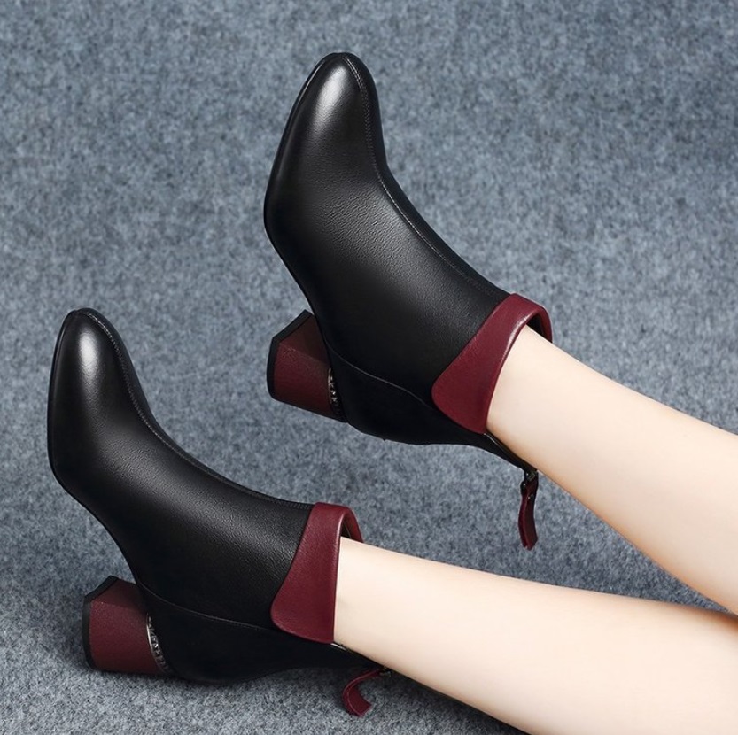 Women&apos;s Shoes Short Boots Thick With Wild Fashion Martin Boots