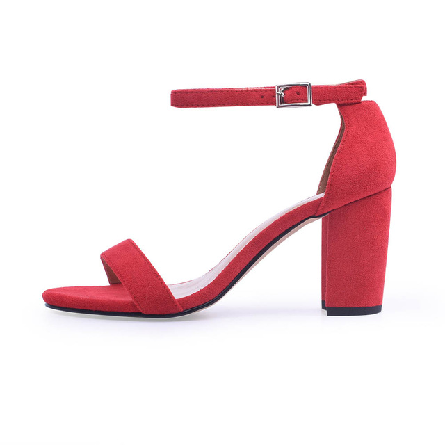Ankle Strap Heels Women Sandals Open Toe Chunky High Heels Party Dress Sandals