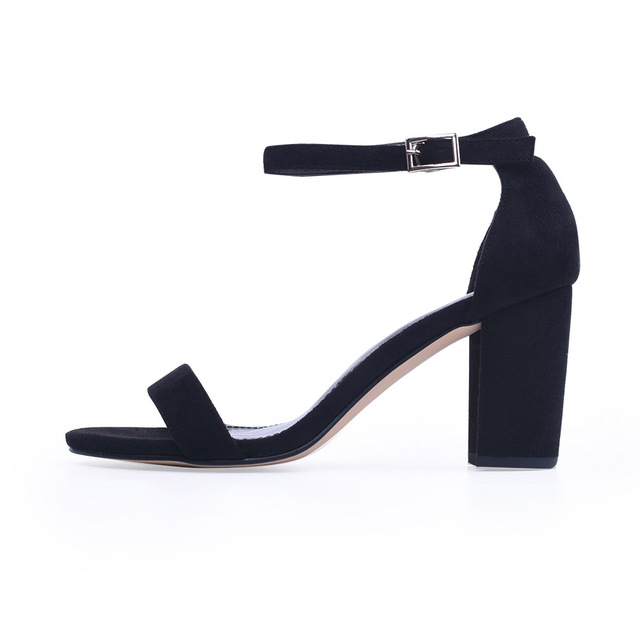 Ankle Strap Heels Women Sandals Open Toe Chunky High Heels Party Dress Sandals