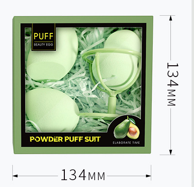 Beauty egg super soft gourd air cushion puff sponge does not eat powder makeup egg set storage box