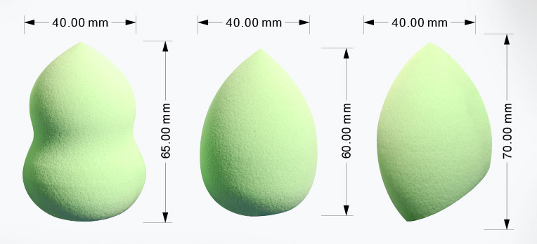 Beauty egg super soft gourd air cushion puff sponge does not eat powder makeup egg set storage box