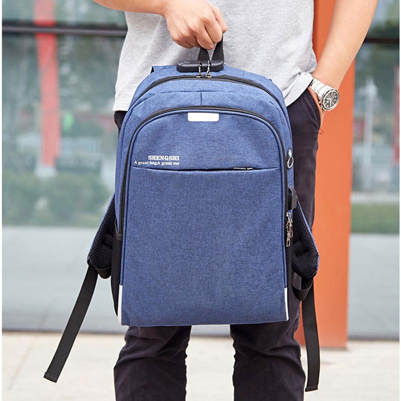 Men&apos;s Backpack Multifunction Laptop Bag Outdoor Sports Travel Student Bag