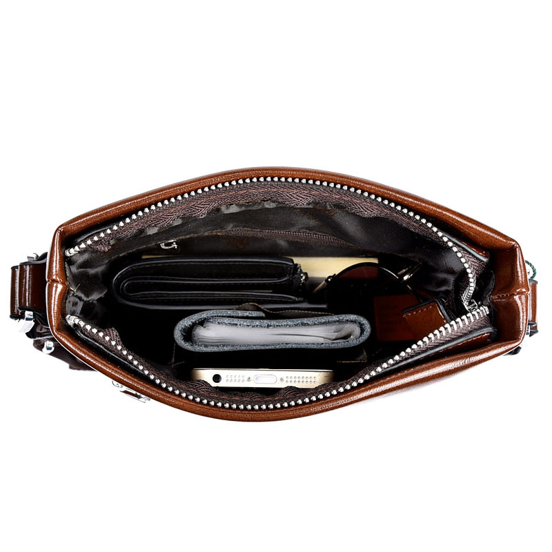 POLO Leather Shoulder Bag Men's Business Messenger Bag