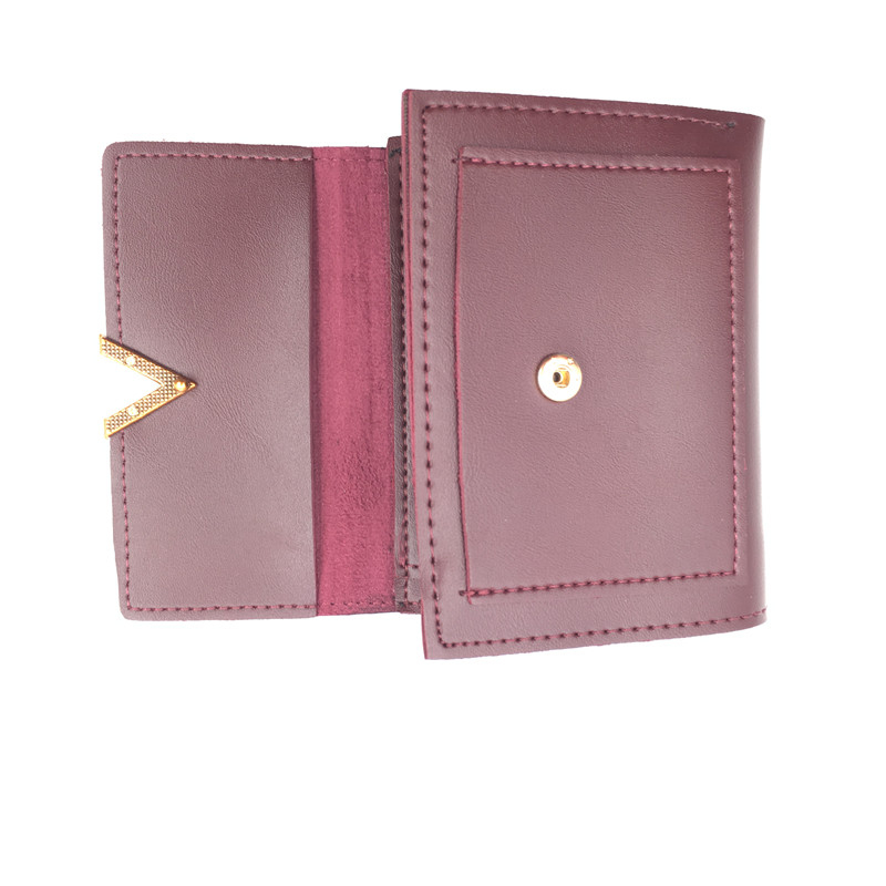 KIKO Matte Leather Small Women Wallet Famous Mini Womens Wallets And Purses Short Female Coin Purse