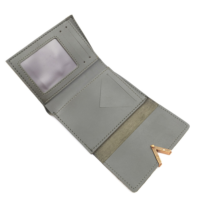 KIKO Matte Leather Small Women Wallet Famous Mini Womens Wallets And Purses Short Female Coin Purse