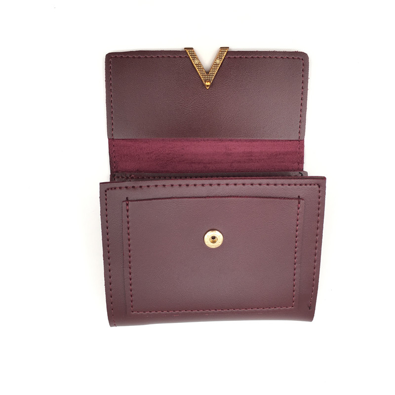 KIKO Matte Leather Small Women Wallet Famous Mini Womens Wallets And Purses Short Female Coin Purse