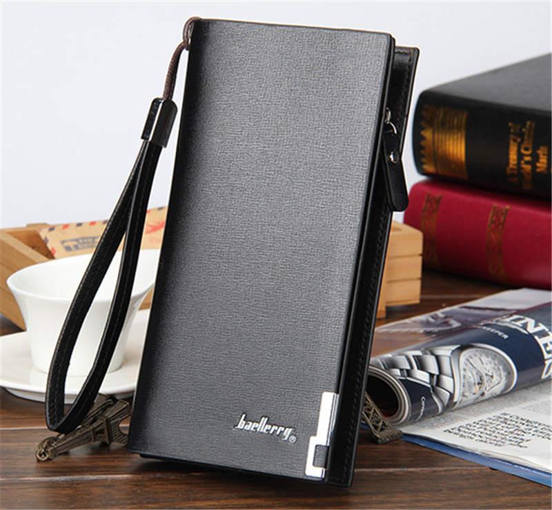 KIKO Men's Long Wallet Multi-function Zipper Clutch Bag Europe and the United States Men's Handbags