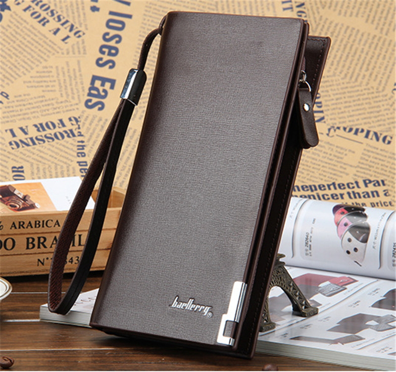 KIKO Men's Long Wallet Multi-function Zipper Clutch Bag Europe and the United States Men's Handbags