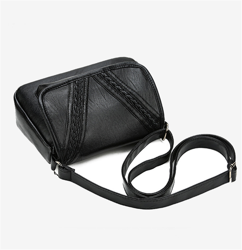 2019 New PU single shoulder bag European and American simple wild diagonal package Handbags