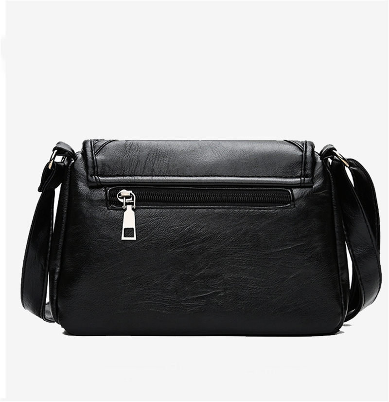 2019 New PU single shoulder bag European and American simple wild diagonal package Handbags