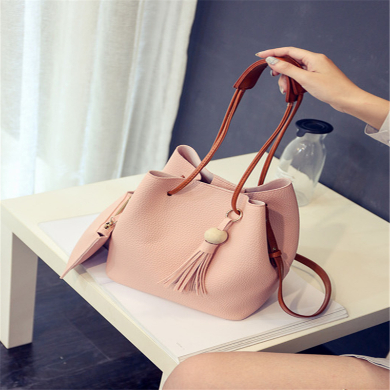 Bucket lady bag  fashion handbag cross-shoulder bag