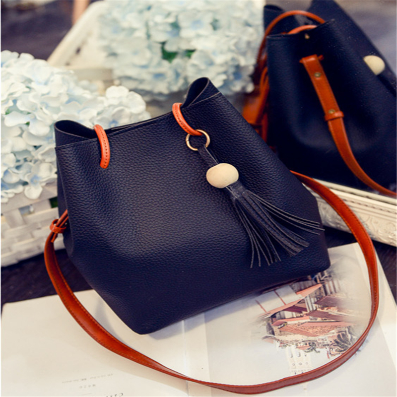 Bucket lady bag  fashion handbag cross-shoulder bag